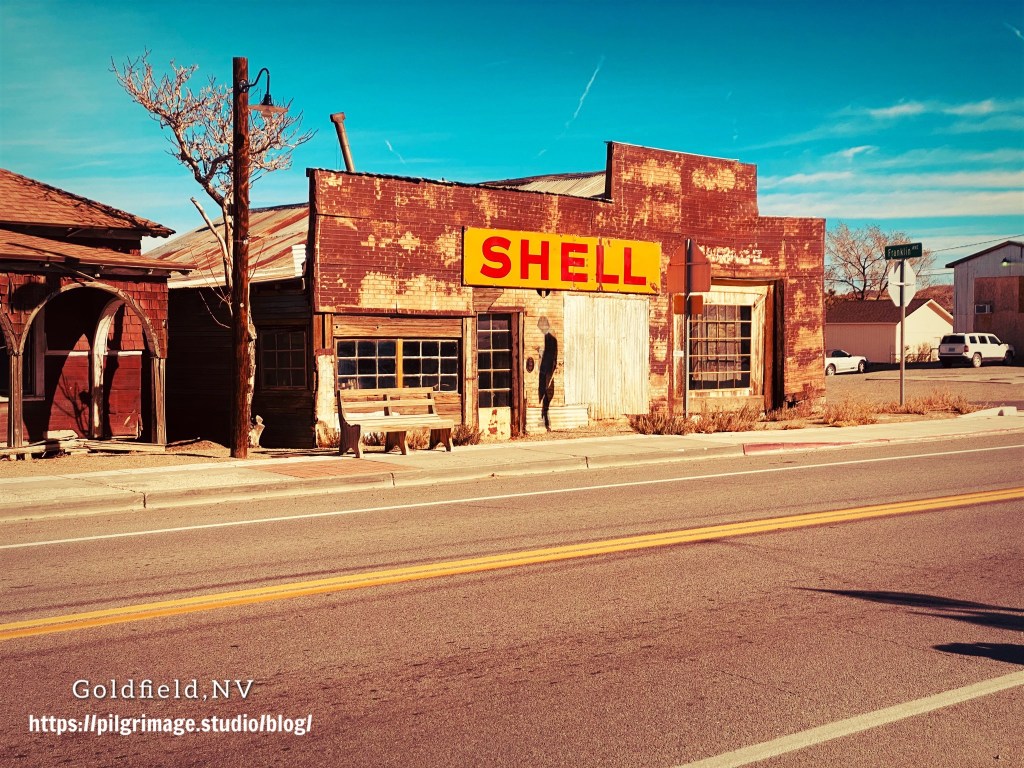 Old Shell Sign
