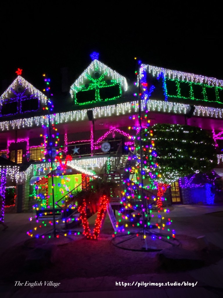 Light Display at the English Village 
