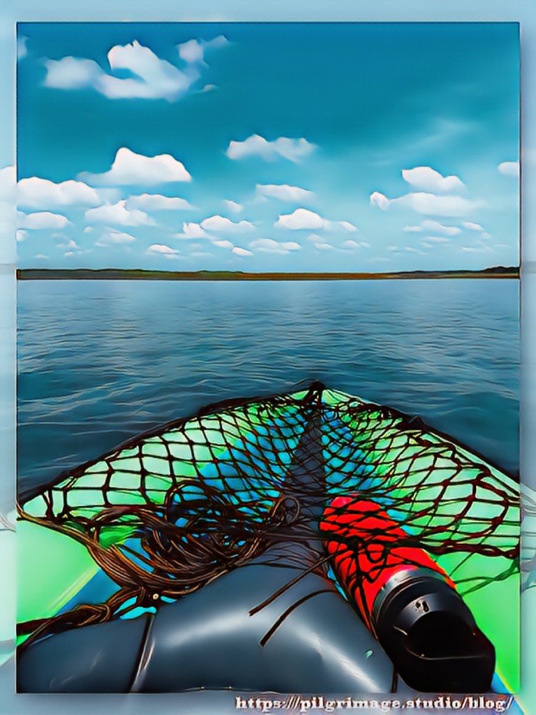 Kayak heading up the May River